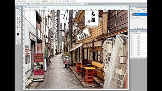 photoshopで写真をイラストに変える544。CG  合成写真　写真加工　インスタグラム　 イラストレーター　フォトショップ　　photoshop　コンピューターグラフィックス