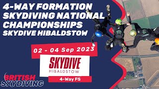 British Skydiving 4-Way Formation Skydiving National Championships 2023