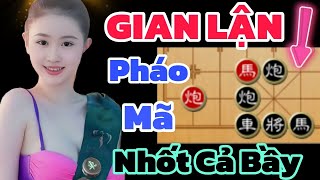 PHÁO MÃ NHỐT HẾT CẢ BẦY VÁN CỜ MA QUỶ