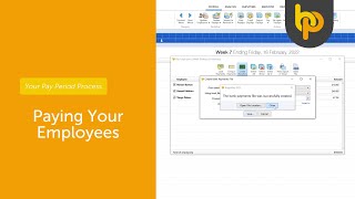 Backing up your payroll data | Your Pay Period Process