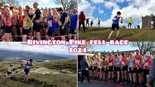 Rivington Pike fell race 2024 - junior and senior races