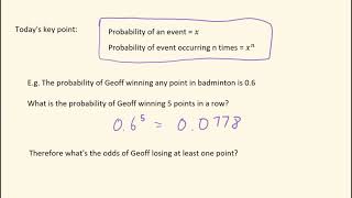 Probability of Repeated Events