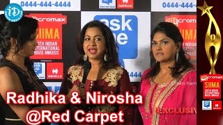 Radhika & Nirosha about SIIMA 2014 Awards, Malaysia