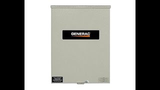 Generac RXSC100A3 100 Amp Single Phase NEMA 3R Smart Transfer Switch for Standby Generators-Overview