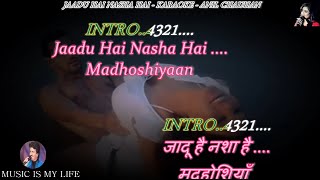 Jaadu Hai Nasha Hai Karaoke With Scrolling Lyrics Eng. & हिंदी