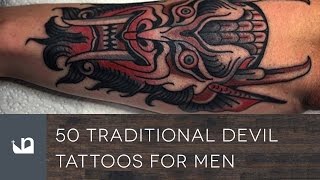 50 Traditional Devil Tattoos For Men