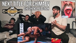 Khamzat Chimaev vs. Robert Whittaker Full Fight | BSB team reaction #ufc308