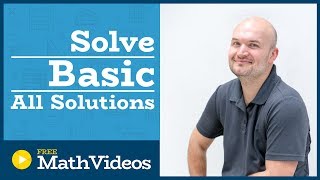Master Solving for all of the solutions for trigonometric equations