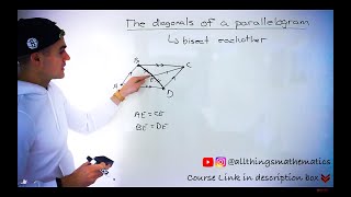 MPM2D Grade 10 Math (Ontario, Canada) - Diagonals of a Parallelogram