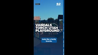 Playground torched in latest incident of vandalism at Provo park