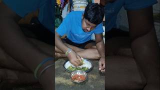 ଗରମ ଭାତ ପିତା ଶାଗ ଖରଡଡା 🤪😍odia food 🥰😋#shorts #odiafood #indianfood #odiaeating