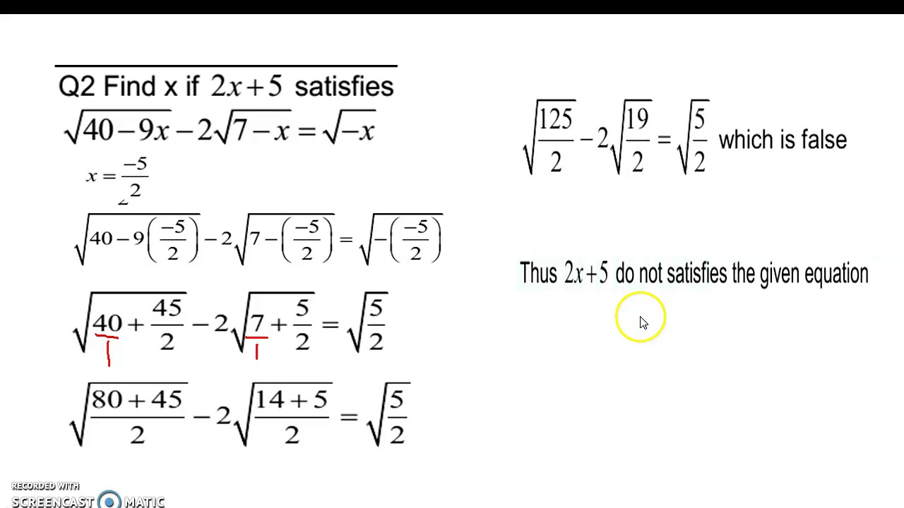 Class 10 Notes Quadratic Equation Exercise 1 2 Important Notes Of
