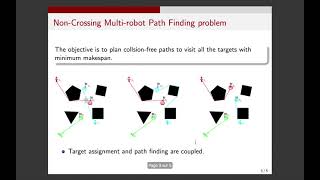 CP2021 (Trailer) "Solving the Non-Crossing MAPF with Constraint Programming"