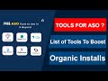 App Store Optimization Tools | Tools for ASO App Annie | Sensor Tower | Mobile Action | AppTweak