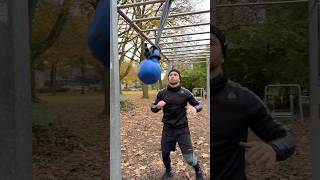 🕹️Outdoor workout for developing explosive arm strength with a kettlebell and Dopa bands🥋#judo