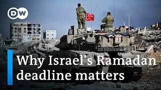 Israel sets Ramadan deadline for Rafah offensive | DW News