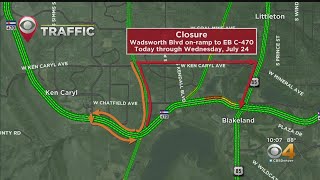 CDOT Shuts Down On Ramps To C-470 In Jefferson County