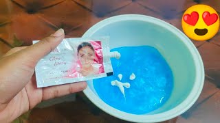 Slime mixing into Fair and Lovely/ satisfying video/Fun Mixing