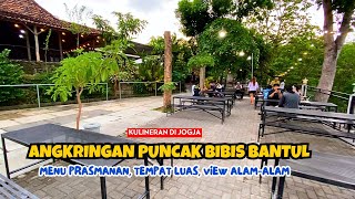 ANGKRINGAN PUNCAK BIBIS BANTUL ‼️ WISATA KULINER JOGJA