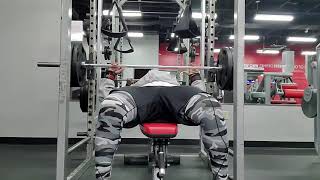 Tech bench 315 pounds for 15 reps