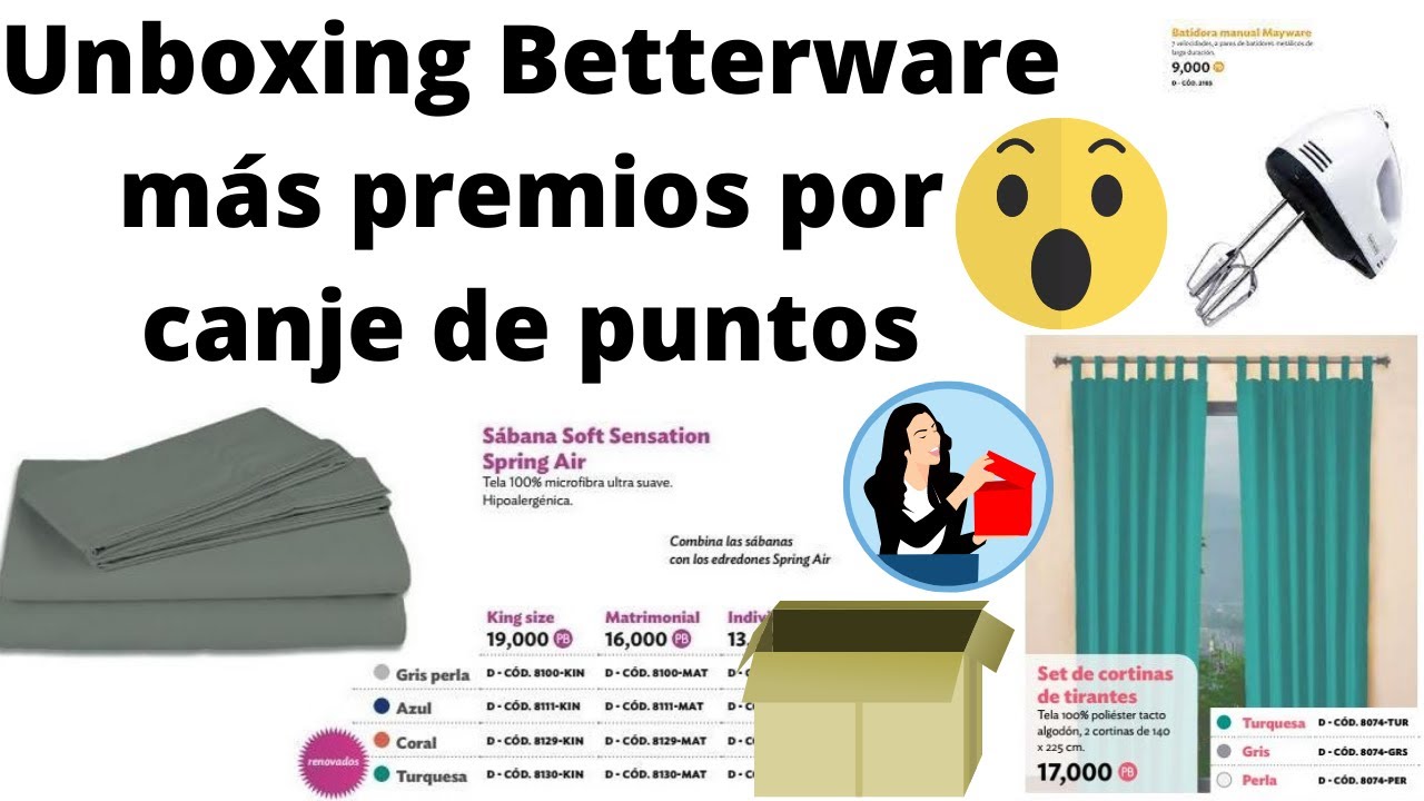 Unboxing Betterware Me Llegó Con Más Premios Por Canje De Puntos # ...