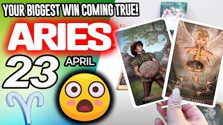 Aries ♈😳YOUR BIGGEST WIN COMING TRUE!🙌💸 horoscope for today APRIL 23 2026 ♈ #aries tarot APRIL