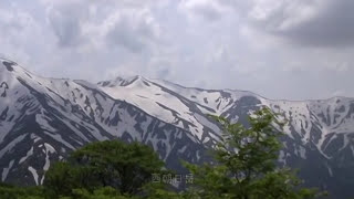 朝日連峰2007.6.13②竜門山～西朝日岳～中岳～大朝日岳～古寺山