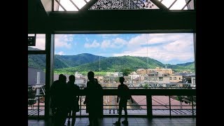 夏の京都 JR嵯峨嵐山駅から竹林の道 Arashiyama  Kyoto