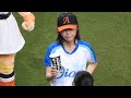 2017.06.25 京セラ 女子プロ野球 兵庫vs埼玉 試合前のゲスト琴菜さん