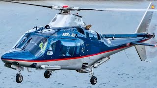 Agusta A109 A Mk. II EC-MSF helicopter at Barcelona heliport