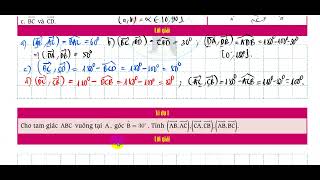 BG10-BÀI 4-TÍCH VÔ HƯỚNG CỦA 2 VEC TƠ