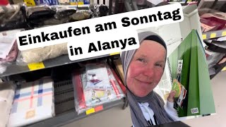 Ich gehe am Sonntag einkaufen, was gibt es Neues im Markt?  |Reise Vlog Türkei 23. Februar 2025