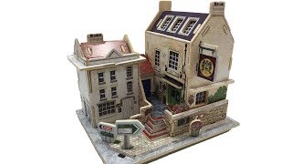 DIY Miniature Pub ~ Rolife 3D Woodcraft Construction Kit