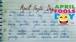 April Fool's Day | Ten Lines Om April Fools Day | Essay On April Fool's Day In English