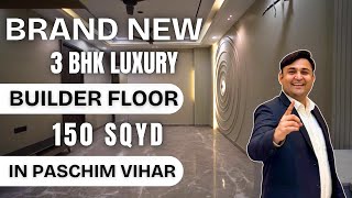 LUXURIOUS 3 BHK 150 SQYD | 2 SIDE OPEN | PASCHIM VIHAR | ON ROHTAK ROAD | 9205400875