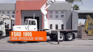 Grua Articulada 10tons Ford 95 National 55Ft MaquinariaJR