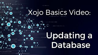 Updating a Database from Xojo