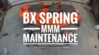 BX Mid Mount Mower Spring Maintence (Step by Step)