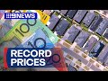 Brisbane house prices hit record highs | 9 News Australia