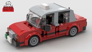 LEGO MOC #11 Hong Kong Taxi Vol.1 of 3 Red Taxi Stop Motion Film 香港的士- 紅的