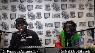 East St. Louis Rapper MB Gilk Stops by Drops Hot Freestyle on Famous Animal Tv