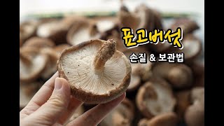 표고버섯 손질 보관방법 알려드려요 How to groom shiitake mushrooms