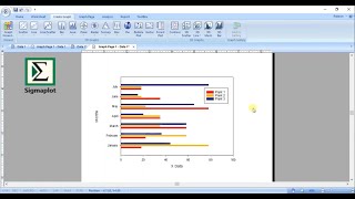 How to plot Bar Graphs using Sigmaplot