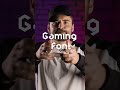 Gaming Font for Free in Canva | Typography |  #shorts #graphicdesign2023