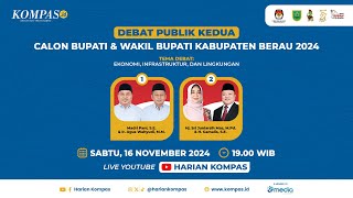 LIVE: Debat Publik Calon Bupati dan Wakil Bupati Kabupaten Berau 2024