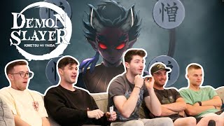 THE REAL UPPER MOON 4😧...Anime HATERS Watch Demon Slayer 3x7 | "Awful Villain" REACTION