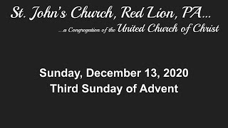 2020.12.13 - December 13th - Third Sunday of Advent