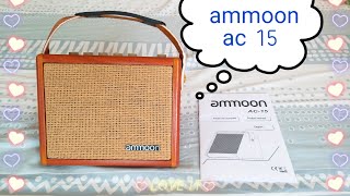 review ammoon ac 15 acoustic guitar amp 15 w (portable amp 15w)