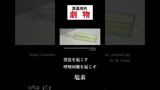 [毒劇物取扱者試験]塩素/性質