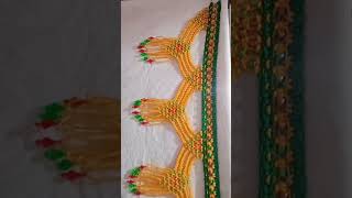 दिवाली स्पेशल मेक्रम तोरण डिजाइन #macrame door hanging #order now